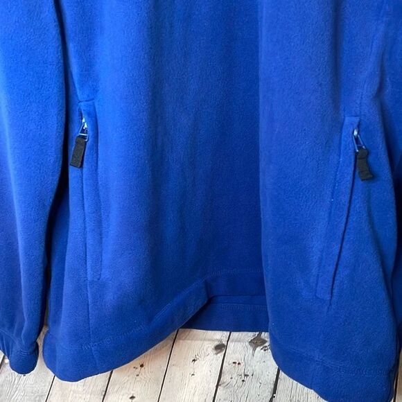 Saddlebred Men’s Blue Pullover Fleece 1/4 Zip Jacket Size Large New Blu Horizon - Picture 2 of 4